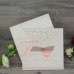 Wholesale Cheap Laser Die Cut Invitations with Ribbon